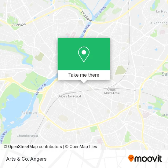 Arts & Co map
