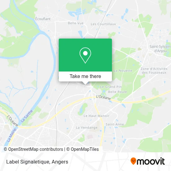 Label Signaletique map