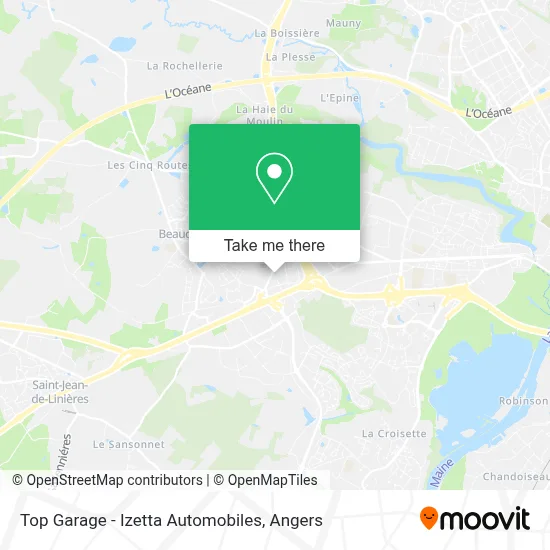 Top Garage - Izetta Automobiles map