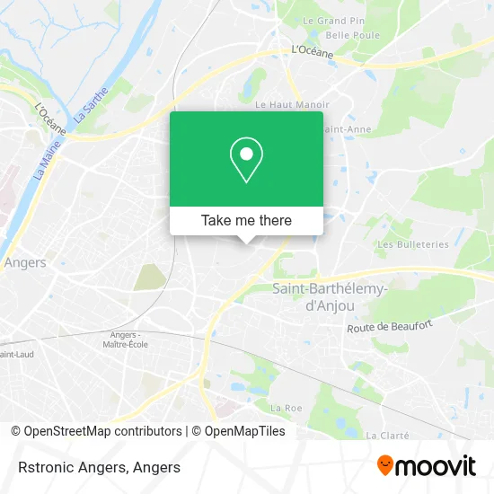 Rstronic Angers map