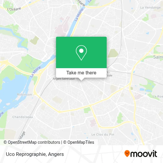 Uco Reprographie map