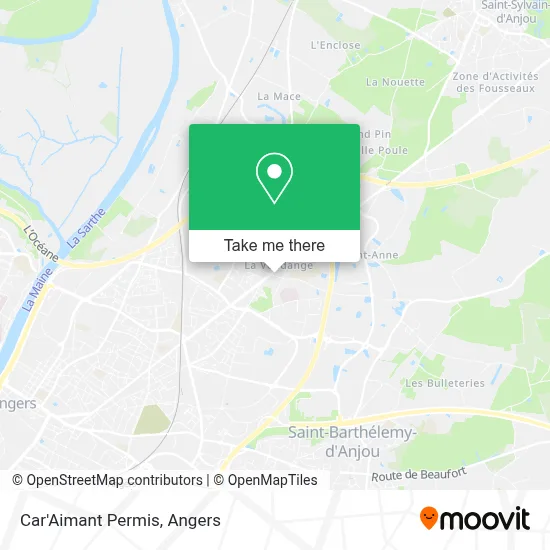 Car'Aimant Permis map
