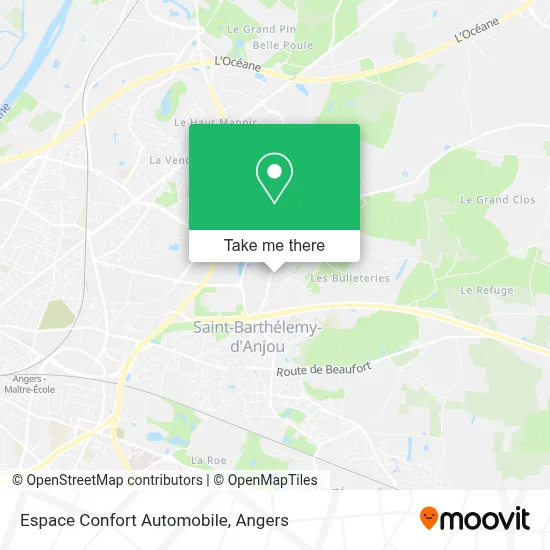 Espace Confort Automobile map