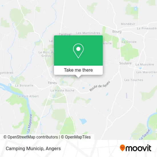 Camping Municip map