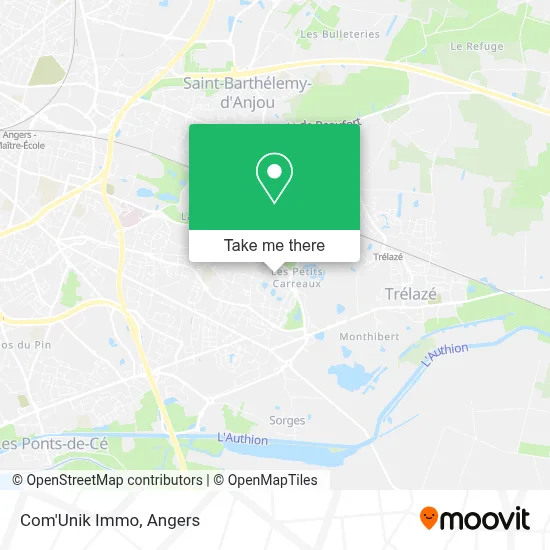 Com'Unik Immo map
