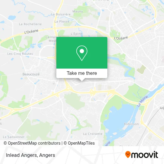 Inlead Angers map