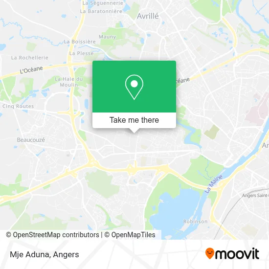 Mje Aduna map