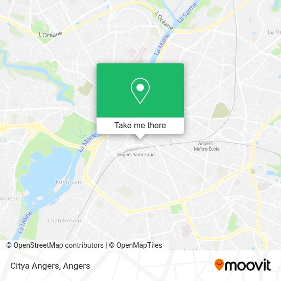 Citya Angers map