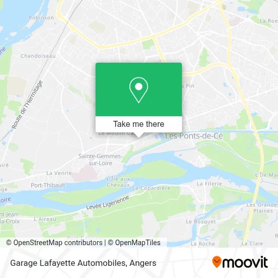 Garage Lafayette Automobiles map