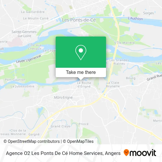 Agence O2 Les Ponts De Cé Home Services map