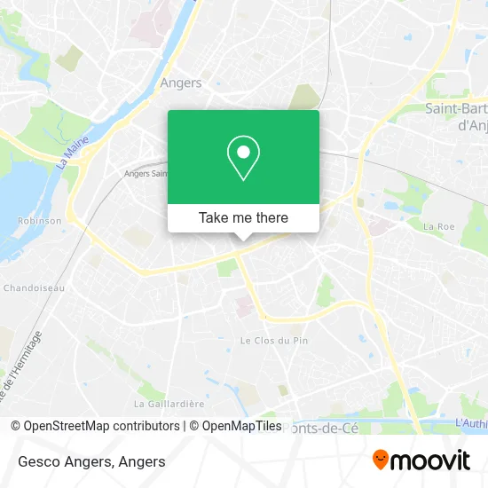 Gesco Angers map