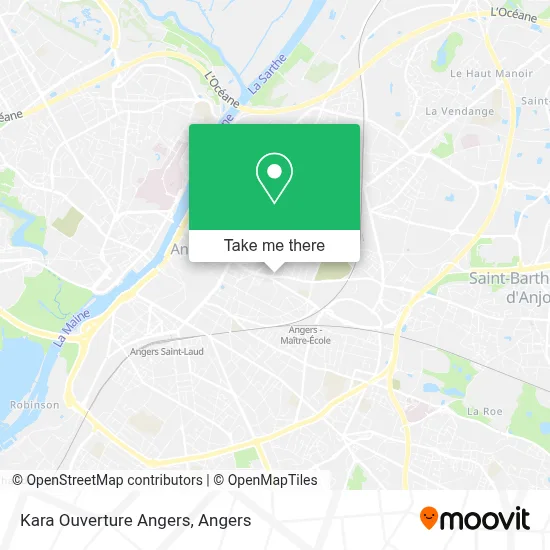 Kara Ouverture Angers map