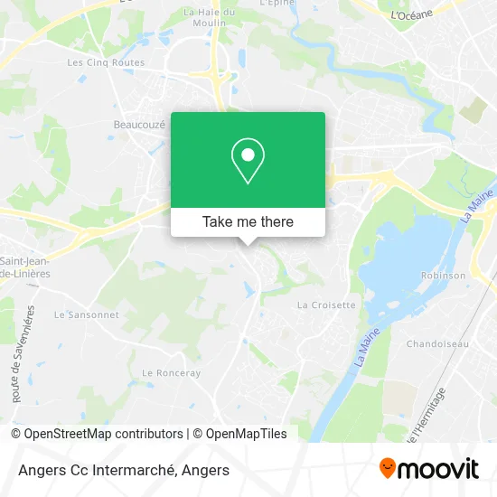 Angers Cc Intermarché map