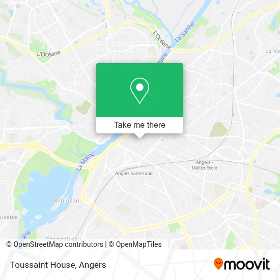 Maison Toussaint map