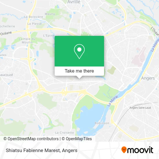 Shiatsu Fabienne Marest map