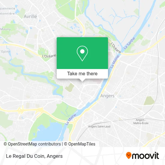 Le Regal Du Coin map
