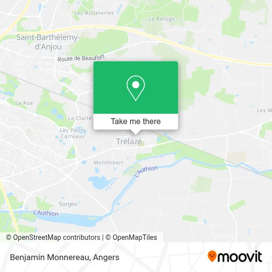 Benjamin Monnereau map