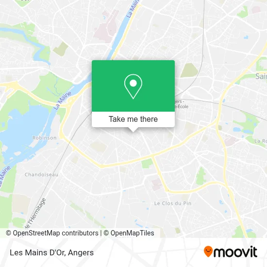 Les Mains D'Or map