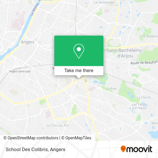 School Des Colibris map