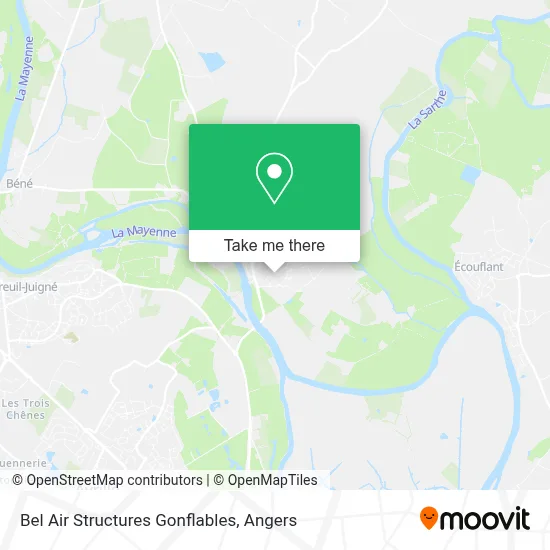 Bel Air Structures Gonflables map