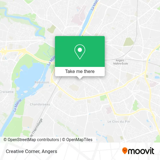 Creative Corner map