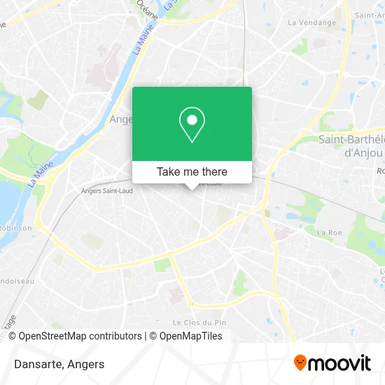 Dansarte map