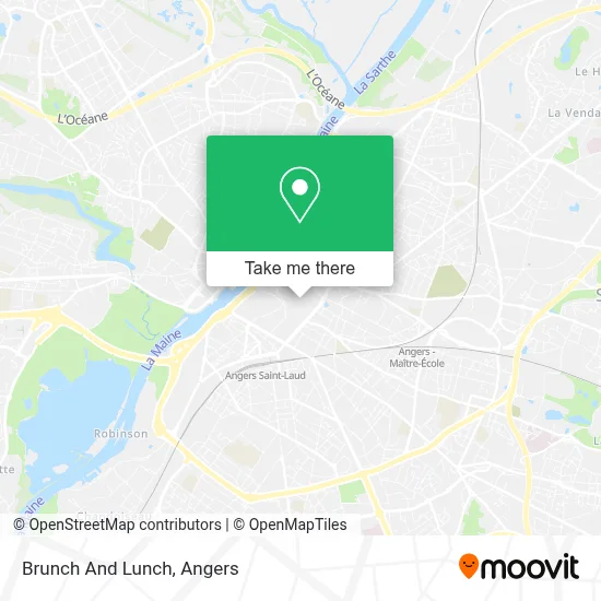 Brunch And Lunch map
