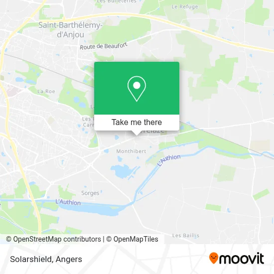 Solarshield map