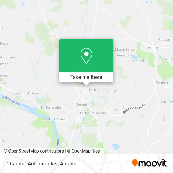 Chaudet Automobiles map