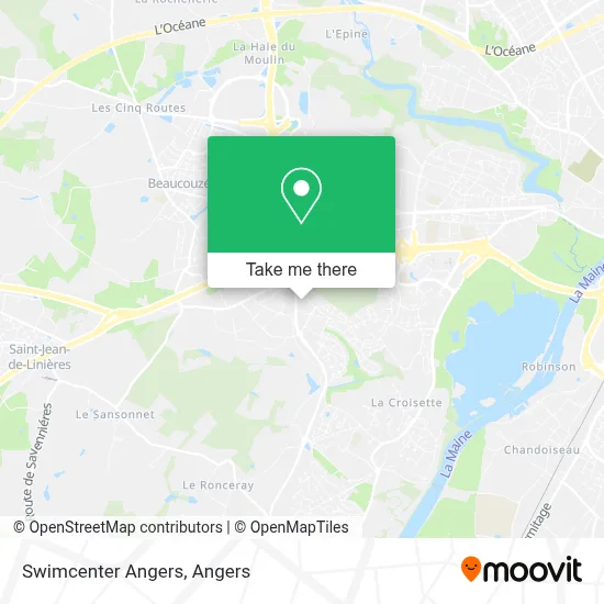 Swimcenter Angers map