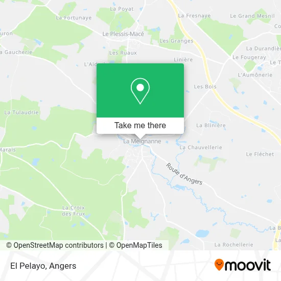 El Pelayo map
