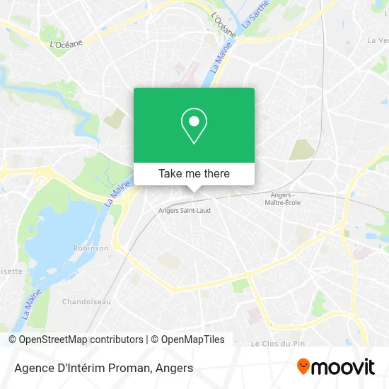 Agence D'Intérim Proman map