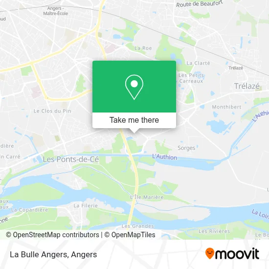 La Bulle Angers map
