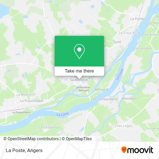 La Poste map