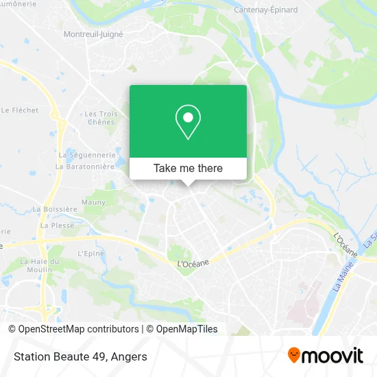 Station Beaute 49 map