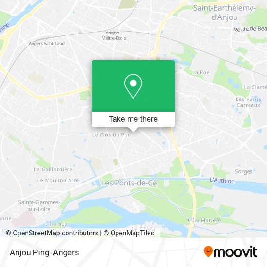 Anjou Ping map
