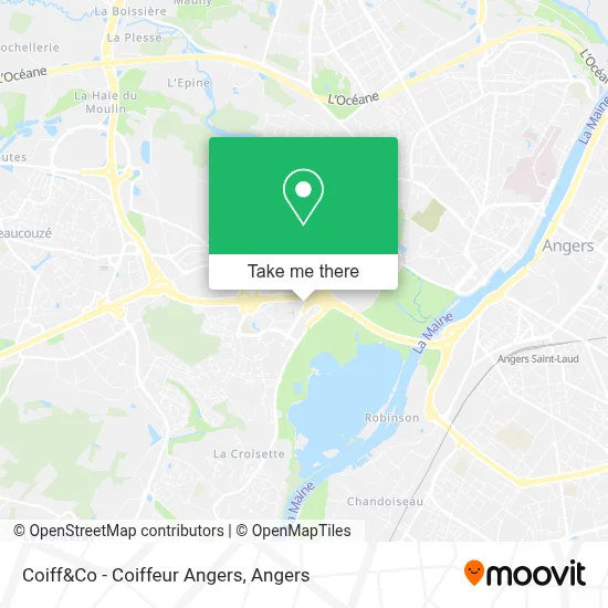 Coiff&Co - Coiffeur Angers map
