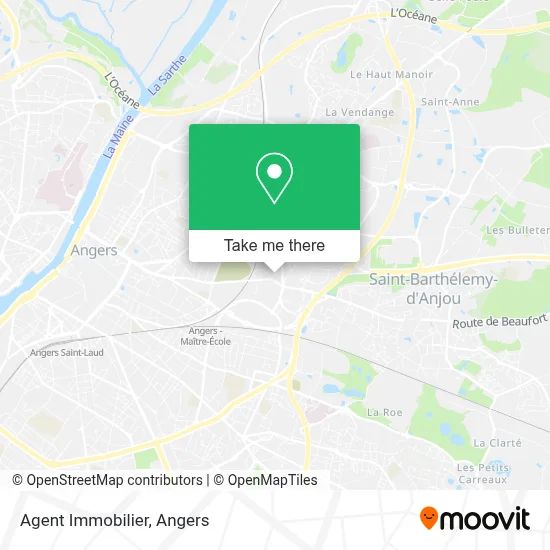 Agent Immobilier map