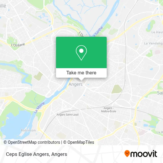 Ceps Eglise Angers map