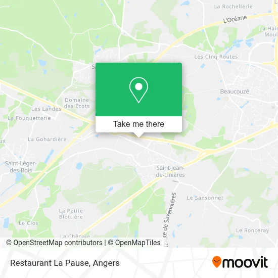 Restaurant La Pause map