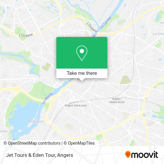 Jet Tours & Eden Tour map