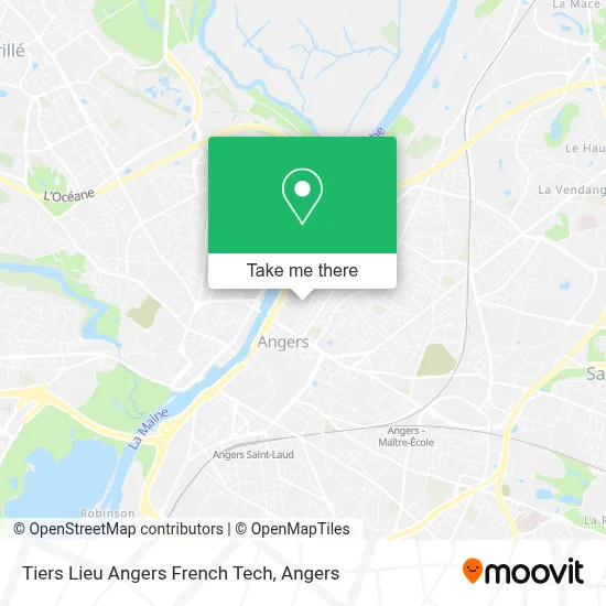 Tiers Lieu Angers French Tech map