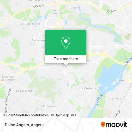 Dalbe Angers map