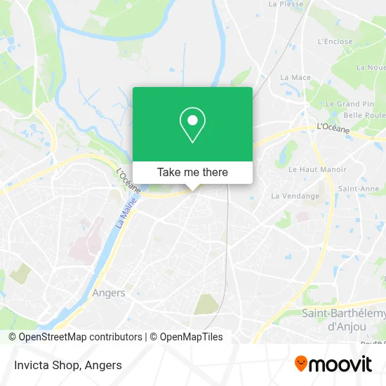 Invicta Shop map