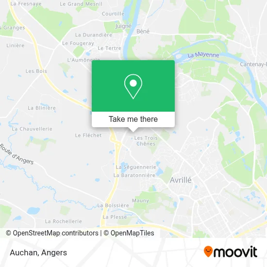 Auchan map
