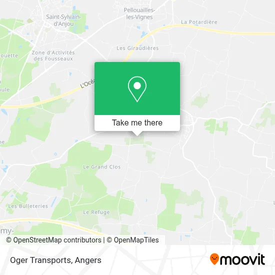 Oger Transports map