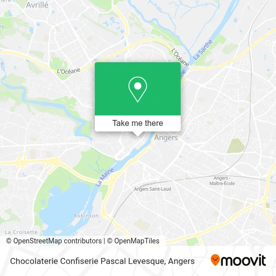 Chocolaterie Confiserie Pascal Levesque map