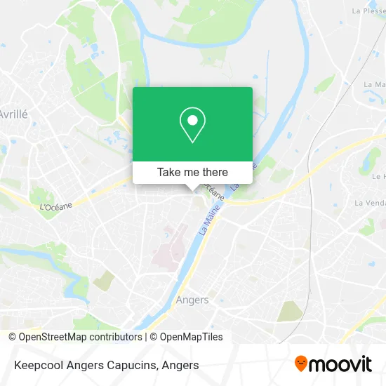Keepcool Angers Capucins map