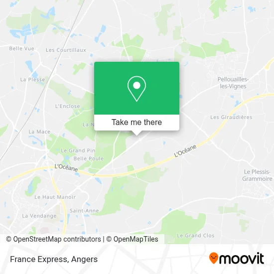 France Express map
