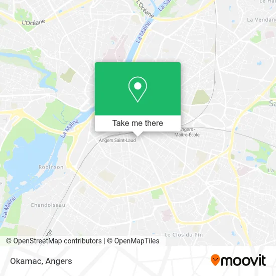 Okamac map